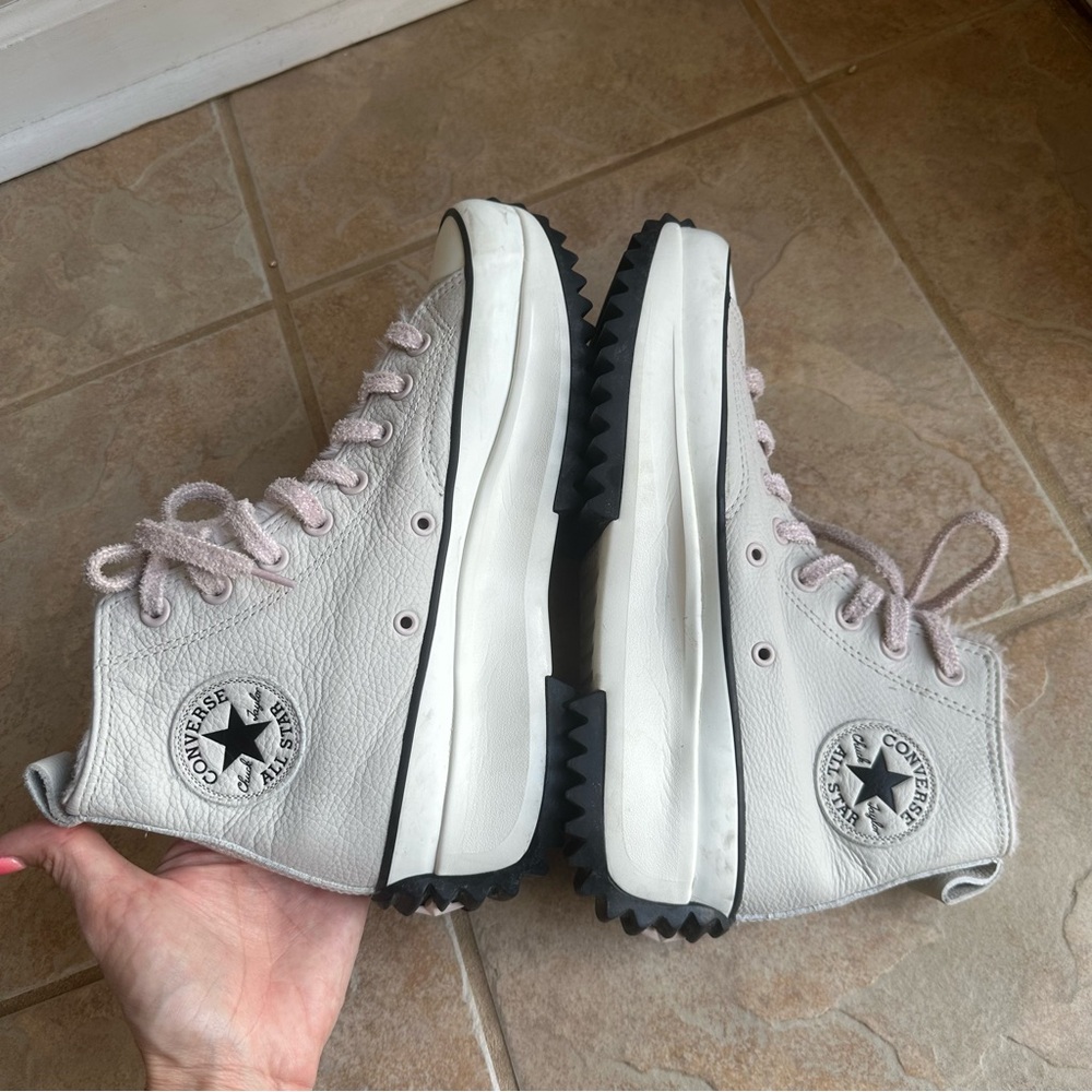 Converse Run Star Hike Cozy Club Light In Orewood Grey Pink - Picture 11 of 12